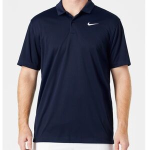 Nike Men’s Standard Fit DRI-FIT Navy Blue Polo